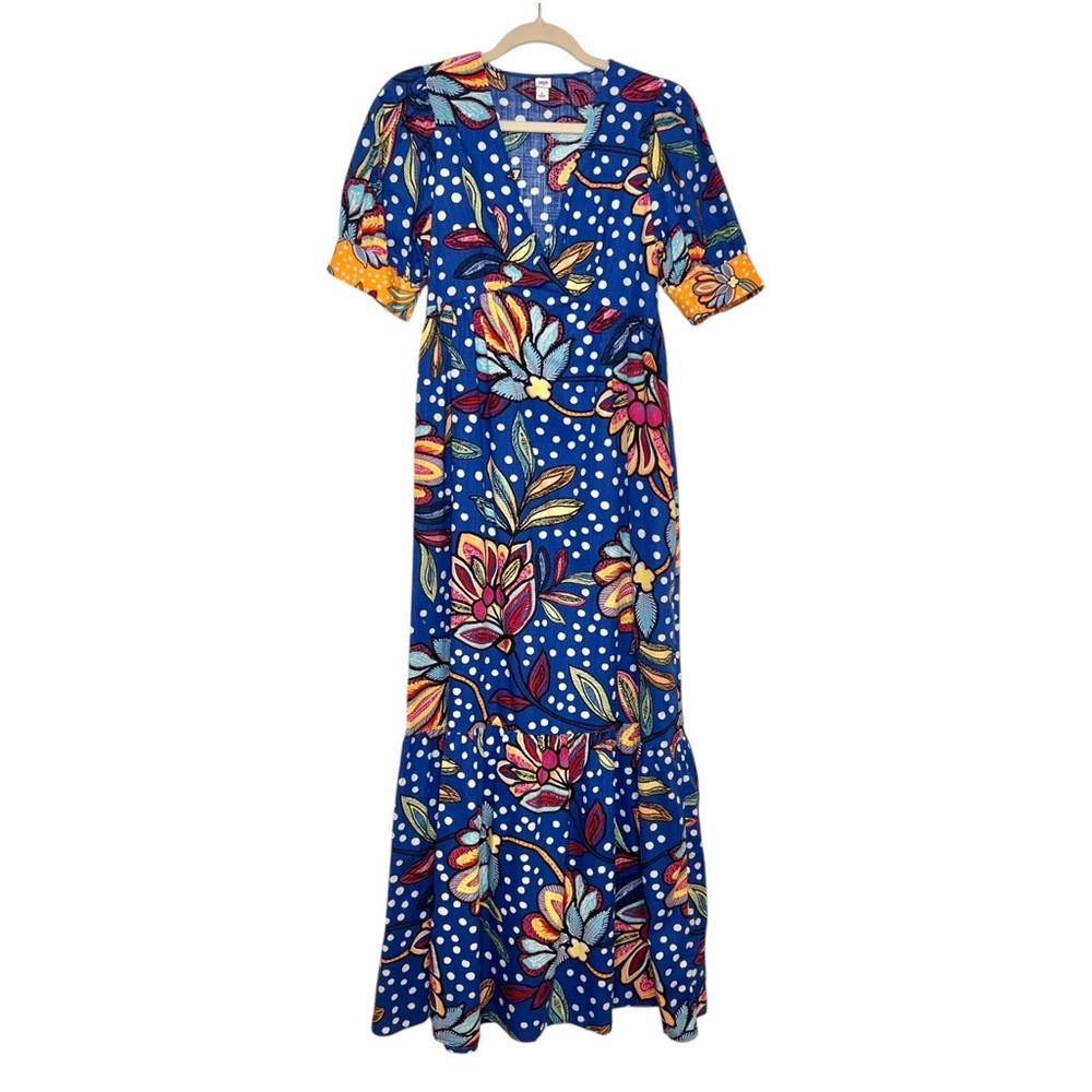 TABITHA BROWN x Target Mixed Floral / Polka Dot Print Maxi Dress. Size 2‎ - Picture 2 of 8